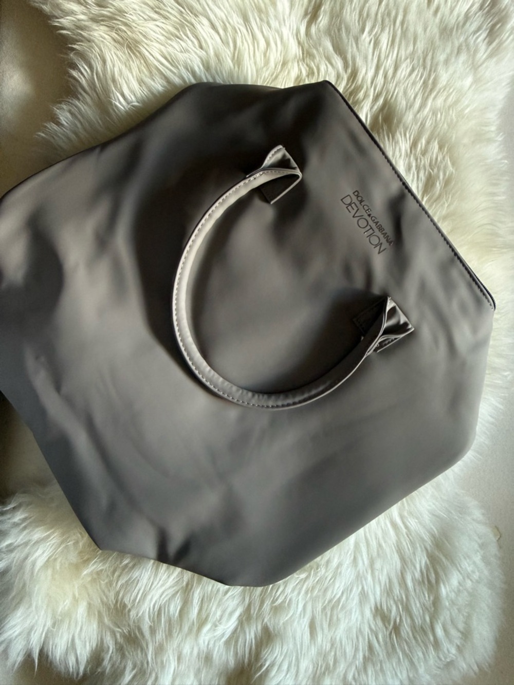 Dolce & Gabbana Devotion bag  in Taupe Gray